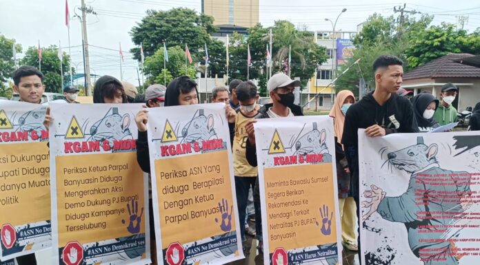 Diduga Langgar Aturan ASN, Bawaslu Sumsel di Minta Periksa Pejabat Banyuasin Terkait Aksi Dukung PJ