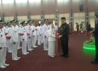 48 Kepala Desa Di Kabupaten Banyuasin Yang Terpilih Di Lantik