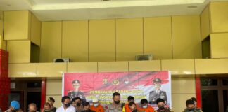 Sabu dan Ekstasi Senilai Miliaran Rupiah di Musnahkan Polres Banyuasin