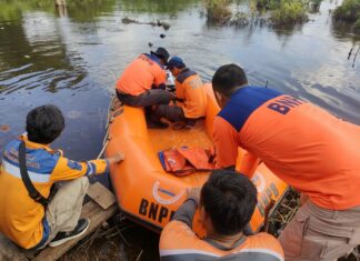 Korban Kecelakaan Ketek di Rantau Bayur Banyuasin Berhasil di Temukan