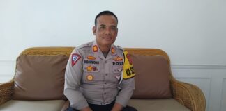 Kasat lantas polres Banyuasin benarkan Laka lantas di jalintim Palembang – Jambi KM 50 kelurahan seterio.