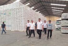 Pastikan Ketersediaan Stok Beras Aman di Banyuasin, Pj Bupati Sidak Gudang Beras