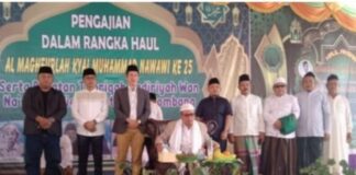 Ketua DPRD Banyuasin Irian Setiawan Hadiri Haul Kyai Muhammad Nawawi ke-25