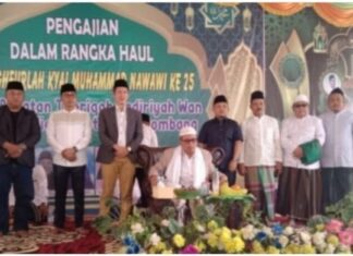 Ketua DPRD Banyuasin Irian Setiawan Hadiri Haul Kyai Muhammad Nawawi ke-25