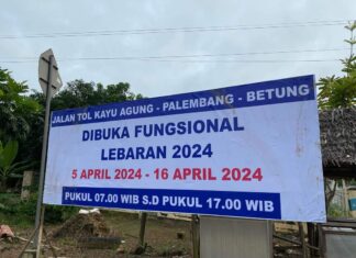 Jalur Tol Mulya Agung dan Musi Landas di Fungsikan, Mobil Angkutan Barang di Batasi