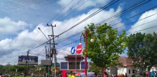 Banyak peserta jalan santai takut. Ada Razia di dekat pintu finis