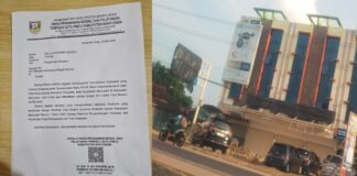 Dinas Perizinan (PMDPTSP) Kabupaten Banyuasin Surati Manager Indomarco Hentikan Pembangunan Toko Modern Dekat Pasar Tradisional Pangkalan Balai