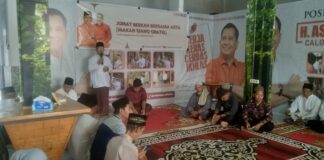 Syarif Hidayatullah Askolani Launching Jum’at Berkah Bersama Tim Pemenangan ASTA