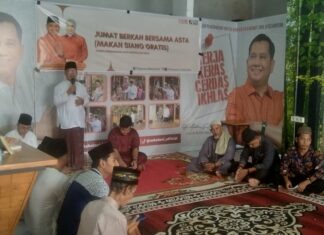 Syarif Hidayatullah Askolani Launching Jum’at Berkah Bersama Tim Pemenangan ASTA