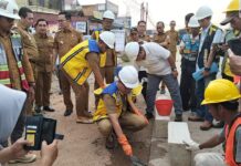 Monitoring Fasum Kota Pangkalan Balai, PJ Bupati Banyuasin Inginkan Wajah Ibukota Lebih Layak