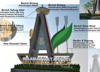 Banyuasin Bakal Punya Ikon Baru! Tugu Selamat Datang dengan Ciri Khas Bumi Sedulang Setudung