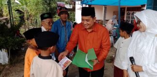 Emak-emak Pengajian di Air Batu Bahagia Bertemu H Askolani, Kompak Menangkan Pasangan ASTA