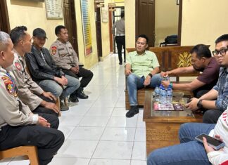 Kapolres Banyuasin Turun Langsung Mengecek Kesiap Siagaan Personilnya