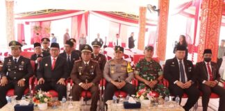 Kapolres Banyuasin Turut Hadir Dalam Upacara Pemberian Remisi Kepada WBP di Lapas Kelas IIA Banyuasin