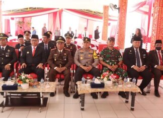 Kapolres Banyuasin Turut Hadir Dalam Upacara Pemberian Remisi Kepada WBP di Lapas Kelas IIA Banyuasin