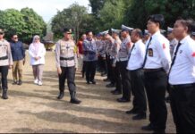 Kapolres Banyuasin Pimpin Apel Pengamanan pilkada 2024