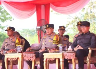 Polres Banyuasin gelar apel Simulasi Sispamkota, jelang Pilkada 2024