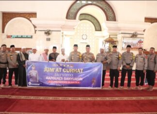 Safari Jum’at Kapolres Banyuasin Tampung Keluhan Masyarakat Dijumhuryah