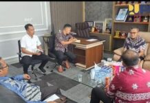 Dinas PUPR Banyuasin Terima Audiensi Camat Tanjung Lago