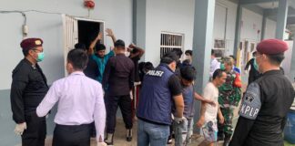 Lapas Banyuasin Gelar Apel dan Razia Bersama APH dalam Rangka Deteksi Dini Gangguan Kamtib