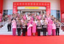 Prosesi Serah Terima Pataka ‘Atidhira Wira Bhakti’ Tandai Beralihnya Tampuk Kepemimpinan Polda Sumsel