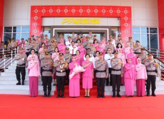 Prosesi Serah Terima Pataka ‘Atidhira Wira Bhakti’ Tandai Beralihnya Tampuk Kepemimpinan Polda Sumsel