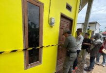 Petugas gabungan segel penginapan di kelurahan kedondong Raye, Netizen; Kurang Sajen Alias Setoran