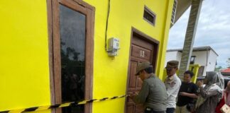 Petugas gabungan segel penginapan di kelurahan kedondong Raye, Netizen; Kurang Sajen Alias Setoran