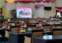 DPRD Banyuasin Gelar Paripurna Dengarkan Pidato Kenegaraan Jokowi