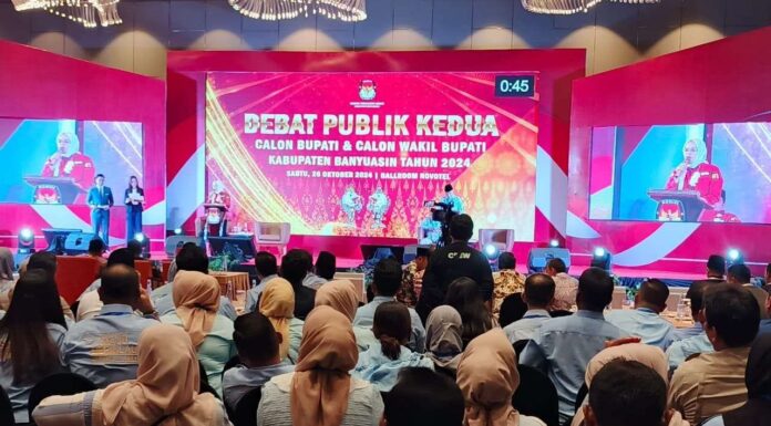 KPUD Banyuasin Sukses Gelar debat kedua pilkada 2024