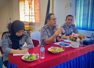 Pimpin Rapat Dinas, Kalapas Banyuasin Tetra Destorie Ingatkan untuk Terus Jaga Marwah Organisasi