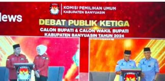 KPU Banyuasin Sukses menggelar Debat ketiga Paslon Bupati dan Wakil Bupati, Tentukan Pilihan