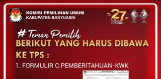 Jelang Pelaksanaan Pilkada 2024, KPUD Banyuasin Ingatkan Seluruh Masyarakat Untuk menggunakan Hak Pilih