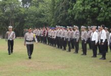 Polres Banyuasin Gelar Pasukan Ops Patuh Musi 2025.
