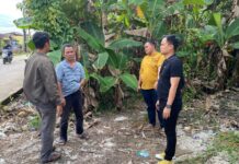 Unit IV Kamneg Laksanakan Penggalangan Sdr. Budi terkait Eksekusi Tanah Desa Merah Mata Banyuasin