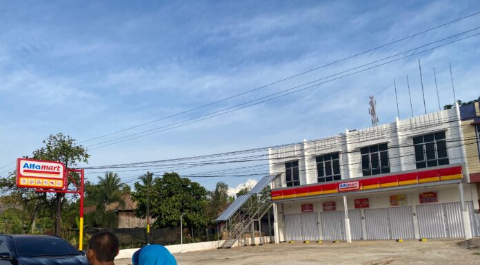 Berbeda dengan Camat, Kadis DPMPTSP Banyuasin Sebut, Izin Alfamart Kayuara Kuning Belum Ada