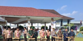 Lapas Kelas II A Banyuasin Gelar Perkemahan Satya Dharma Bhakti Pemasyarakatan.
