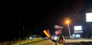 AKP Suwandi S.H,M.Si Kasatlantas Polres Banyuasin Gelar Hunting Patroli Subuh.