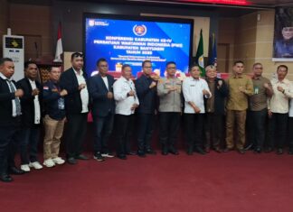 Wardoyo S.Kom Terpilih Sebagai Ketua PWI Banyuasin Periode 2025-2028