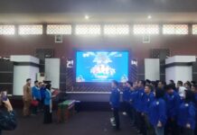 Pelantikan Ketua Dan Pengurus DPD KNPI Banyuasin,Dihadiri Langsung Bupati Banyuasin