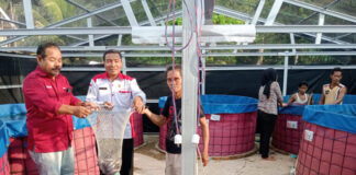 Pemerintah Desa Sukaraja Panen Lele Perdana Dengan Usia Ikan 2 Bulan