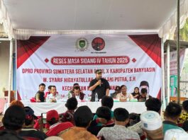 Serap Aspirasi Masyarakat Secara Langsung Anggota DPRD SumSel Syarrif Askolani Berdialog Langsung Dengan Masyarakat