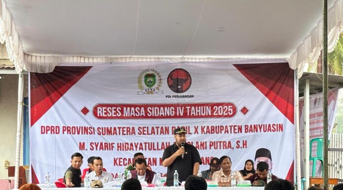 Serap Aspirasi Masyarakat Secara Langsung Anggota DPRD SumSel Syarrif Askolani Berdialog Langsung Dengan Masyarakat