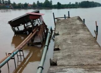 Intake PDAM Banyuasin Nyaris Ambruk, Ribuan Pelanggan Terancam